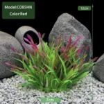 Artificial Underwater Plastic Plants Aquarium Fish Tank Aquatic Fake Shrub Green Weeds Water Grass Viewing Simulation Decoration - Image 6