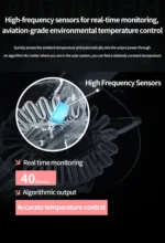 New Pro Hair Straightener has Wet/Dry Hair Mode for Straighten Hair, Constant Temperature Heat-up Drying and Straighten Hair - Image 20