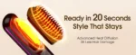Hair Straightener Brush with LCD Display Cordless USB Charging Straightener Portable Mini Straightening Brush for Home Travel - Image 12