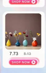 Modern Flower Vases For Homes Ceramic Vase Decoration Flower Glaze Flower Home Accessories Ceramic Craft Ornaments Green Plant - Image 15