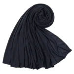 Women Big Size Cotton Jersey Hijabs Scarf Islamic Turban Shawls Trendy Muslim Hijab Solid Plain Cotton Scarves Headscarf - Image 37