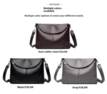 Women's Crossbody Bag Lightweight Durable Minimalist with Business Design Commuter Travel Work Daily Stylish - Image 13