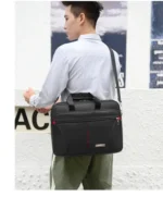 Oxford Cloth Laptop Bags Men Large Capacity Briefcase Business Travel Shoulder Pouch - Image 32