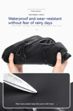 Crossbody Bag Fashionable Large Capacity Waterproof Lightweight Leisure Soft Comfortable Men Single Shoulder Bags - Image 20