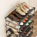 7-Story Metal Shoe Rack, Stainless Steel Frame Shoe Rack, Space Saving, Suitable For Entrance Cabinets, Bedrooms, Dormitories - Image 5