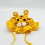 Cute Cat Hat Funny Pets Party Cosplay Headwear Delicate Hemming Pendant Decor Elasticity Knitted Hat Pet Accessories - Image 10