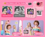 Children Digital Camera Photography Instant Camera 1080P HD Dual Lens Kids Video Recorder Toys for Girls Boys Best Birthday Gift - Image 14