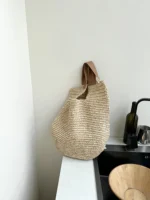 Handmade Woven Beach Bags for Women Handbag Large Capacity Travel Shoulder Bag Bohemian Straw Bag Vacation Shopper Tote Clutch - Image 8