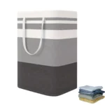 75L Large Laundry bags Baskets with Handles Durable Dirty Clothes Hamper Storage Basket for Home Dorm Hotels Laundry 40*30*60cm - Image 6