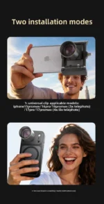2X Telephoto Booster for Phone – 60mm, 5‑Element Glass, 10° FOV, 4‑5m Focus, T‑Mount, for 4X/5X/8X Telephoto - Image 15