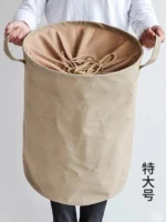 Foldable Fabric Laundry Basket Home Use Dirty Clothes Hamper Toy Storage Basket Wash Tub Bedroom Utility Storage Basket - Image 21