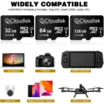 Cloudisk Micro SD Memory Card U3 128GB 64GB 32GB 256GB V30 C10 16GB 8GB 4GB 2GB 1GB A1 Microsd Cards For Phone Tablet - Image 2