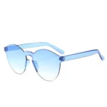 Festival Fashion Sunglasses Circular Sunglasses Trendy Ocean Sunglasses Colorful Sunglasses For Parties Candy-Colored Glasses - Image 9