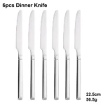 4/6/16/24 Pieces Cutlery Set Stainless Steel Thin Tableware Mirror Elegant Knife Fork Spoon Western Dinner Set Sliverware - Image 16