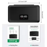 Multi Function Camera Battery Charger LCD Display Battery Charger Dock For Sony NP-FZ100 NP-FW50 Camera Batteries - Image 6