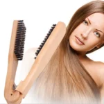 Hair Straightener Styling Comb Straightening Clamp Brush Mane Double Sided Hairdressing Ironing Straight Hair Styling Splint - Image 5