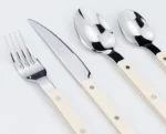 New Design Dinnerware 4 In 1 Set Stainless Steel 18/8(304) ABS Handle With Rivets Top Mirror Polishing Cutlery Sets For Kitchen - Image 28