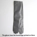 Multiple Colors 50cm Long Leather Gloves, Sheepskin Women's Leather Gloves, Warm Women's Winter Gloves, Simple Women's Gloves-22 - Image 8