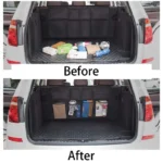 Car Trunk Organizer Universal Adjustable Backseat Storage Bag Net High Capacity Hanging Organizers for Jeeps SUVs Vans - Image 6