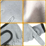 Work Gloves Cowhide Leather Welding Gloves Heat Resistant Security Protection Safety Work Gloves for Welder - Image 5