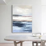 Colorful Textured Wall Art Abstract Handmade Painting On Canvas Large Wall Decor Room Decoration For Living Room Bedroom Picture - Image 9