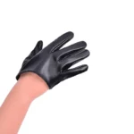 Sexy Leather Gloves For Women Half Palm PU Leather Gloves Party Show Performance Dance Gloves - Image 11