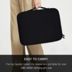 With Handle Portable Laptop Bags Waterproof Lightweight Laptop Case Ultra Thin Dual Zipper Computer Notebook Sleeve - Image 16