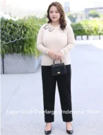 Office Formal Plus Size Pants For Women 7XL 6XL 5XL 4XL White Straight Girls High Waisted Lady Black Work Spring Summer Trousers - Image 19