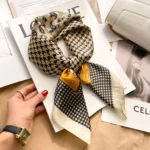 New Style Silk Scarves for Women – Luxury Silk Square Scarves, Designer-Style Silk Headscarves - Image 6