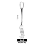 Western Dining Utensils Three-Piece Set Steak Knife Fork Soup Spoon Stainless Steel Cutlery Dishwasher Safe Dinnerware Set - Image 18