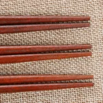 Spoon Fork Chopsticks Portable Tableware Wooden Cutlery Sets Travel Dinnerware Suit Environmental with Cloth Pack Gift - Image 3