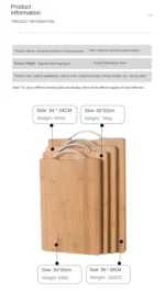 Kitchen Wooden Chopping Boards Cutting Board Double-sided Available Thick Wooden Boards Perfect for Kitchen And Dining Room - Image 13