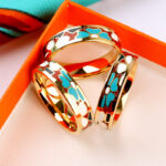 Fashion Scarves Buckle Stainless Steel Ring Women Brooches Enamelled Scarfs Buckles Ring High-Grade Scarf Clip Metal Brooch 2022 - Image 10
