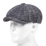 Retro Newsboy Caps Men British Painters Hats Autumn Winter Berets Herringbone Flat Cap Hip Hop Berets - Image 16
