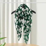 Christmas Style Cartoon Printed Scarves, Women's Seasonal Scarves, Scarves, Large Shawls, Multi-color Fashionable Scarves - Image 11