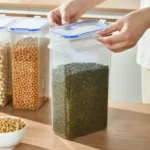 Food Storage Containers with Lids Stackable Treat Box Containers for Kitchen Pantry Organization Containers for Rice Dispenser - Image 6