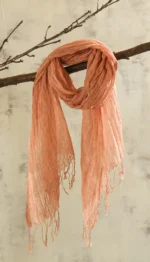 2024 Retro Solid Color Linen scarf Women's Spring And Summer Breathable Linen Cotton Scarves - Image 5