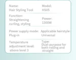 Cold Hot Hair Dryer HS05 Hair Straightening  and Curling Styling Tool HS01 Multi-functional Negative Ion Dryer HS08 Curling Iron - Image 40