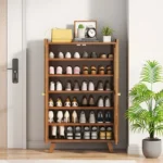 Shoe cabinet, shoe rack  household, simple indoor storage artifact, space-saving entry, and dust-proof dormitory. - Image 6