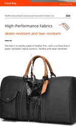 Large-Capacity Travel Bag, Dry-Wet Separation Gym Bag, Business Water-Resistant Shoulder Bag, Trendy Sports Bag, Fashionable Crossbody Bag, Unisex Storage Bag - Image 21