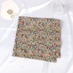 Floral Polka Dot Square Scarf Cotton Scarves Headband Headscarf Decoration Women Flower Kerchief Neckerchief Head Wrap Bandanas - Image 75