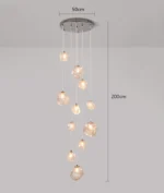 Modern led Pendant lights bedroom decorative dining room indoor lighting interior lighting Ceiling lamp chandelier - Image 12