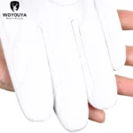 Fashion White Leather Gloves Comfortable Leather Gloves Women Top Grade Women's Leather Gloves Keep Warm Winter Gloves-2226D - Image 5