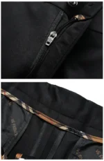 High-stretch fabric men's business trousers suitable for all seasons, featuring an elastic waistband and classic office/work for - Image 22
