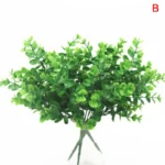 Artificial Plants Fake Leaf Foliage Bush Home Office Garden Wedding Decors - Image 14