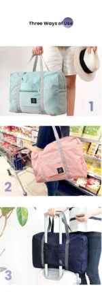 Foldable Travel Duffel Bag for Airlines Carry on Bag for Women and Girls Lightweight Large Capacity Sports Weekend Trip Overnigh - Image 15