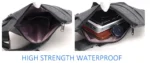 Chest Bags Crossobdy Bags for Men Waterproof Male Multifunction Cross Body Messenger Bag Single Shoulder Grey Fanny Pack Sac - Image 21