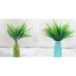 Artificial Plants Fake Leaf Foliage Bush Home Office Garden Wedding Decors - Image 6