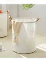 Foldable Fabric Laundry Basket Home Use Dirty Clothes Hamper Toy Storage Basket Wash Tub Bedroom Utility Storage Basket - Image 36