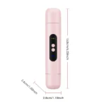 Electric Shaver for Women Waterproof Wet & Dry Hair Razors 2 in 1 Double Head Portable Bikini Hair Trimmer Detachable Head Shave - Image 15